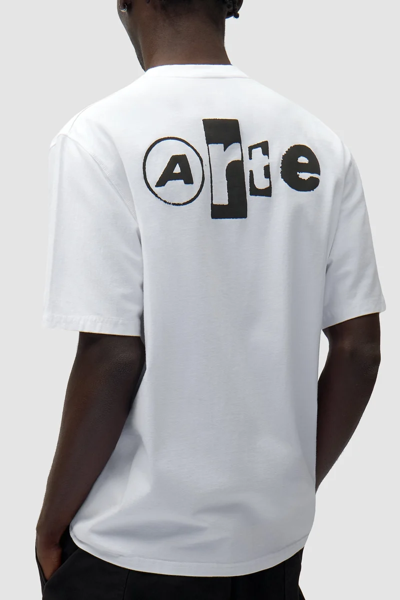 Arte Antwerp BACK COLLAGE S/S TEE White