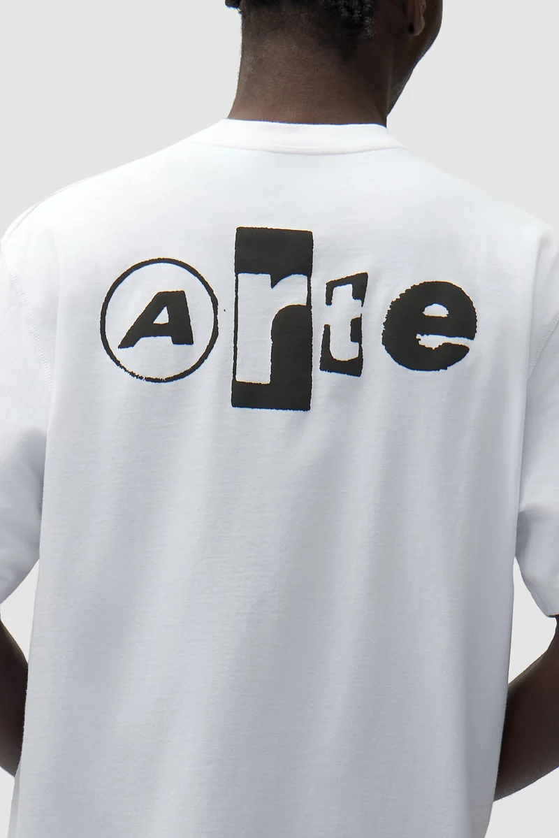 Arte Antwerp BACK COLLAGE S/S TEE White
