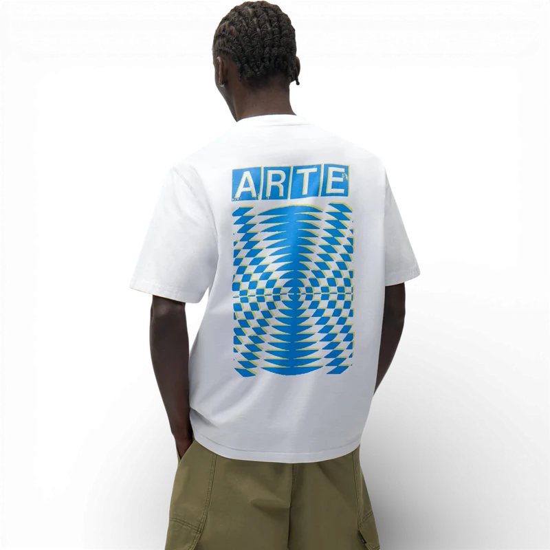 Arte Antwerp ABSTRACT BACK S/S TEE White