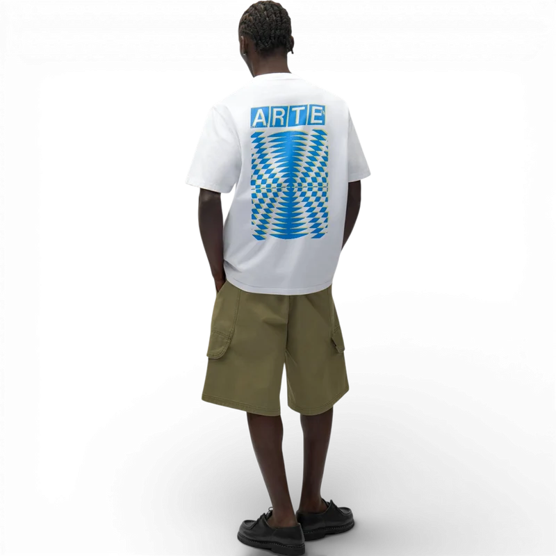 Arte Antwerp ABSTRACT BACK S/S TEE White