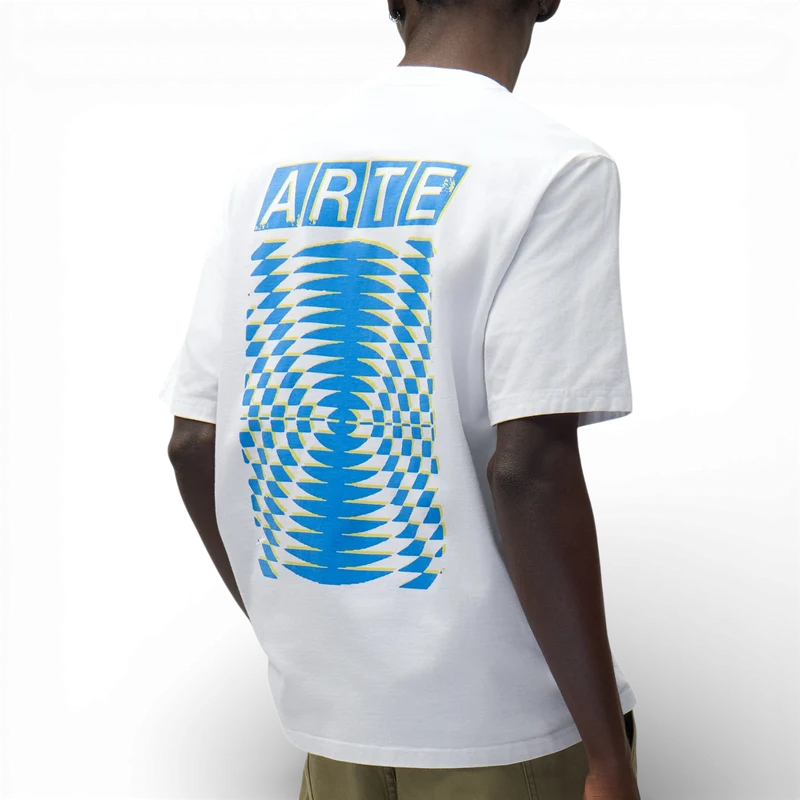 Arte Antwerp ABSTRACT BACK S/S TEE White