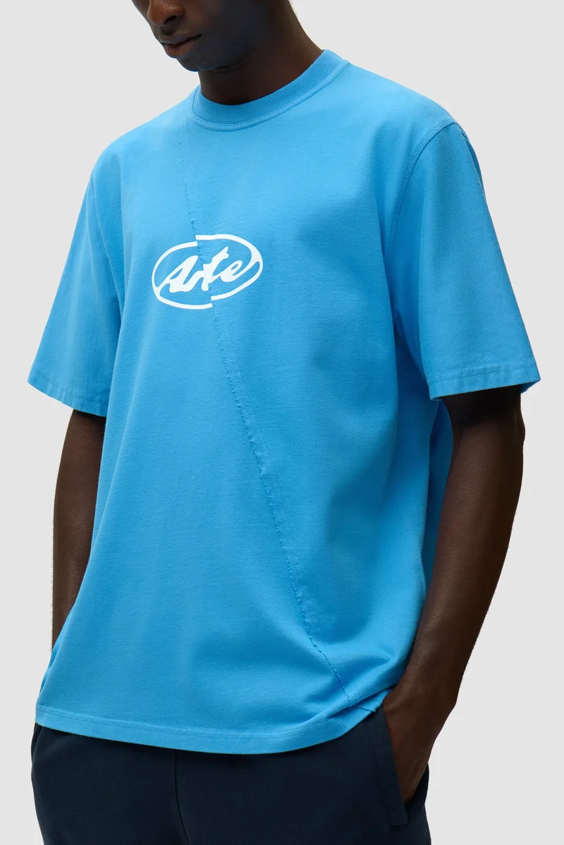 Arte Antwerp CIRCLE LOGO S/S TEE Bleu