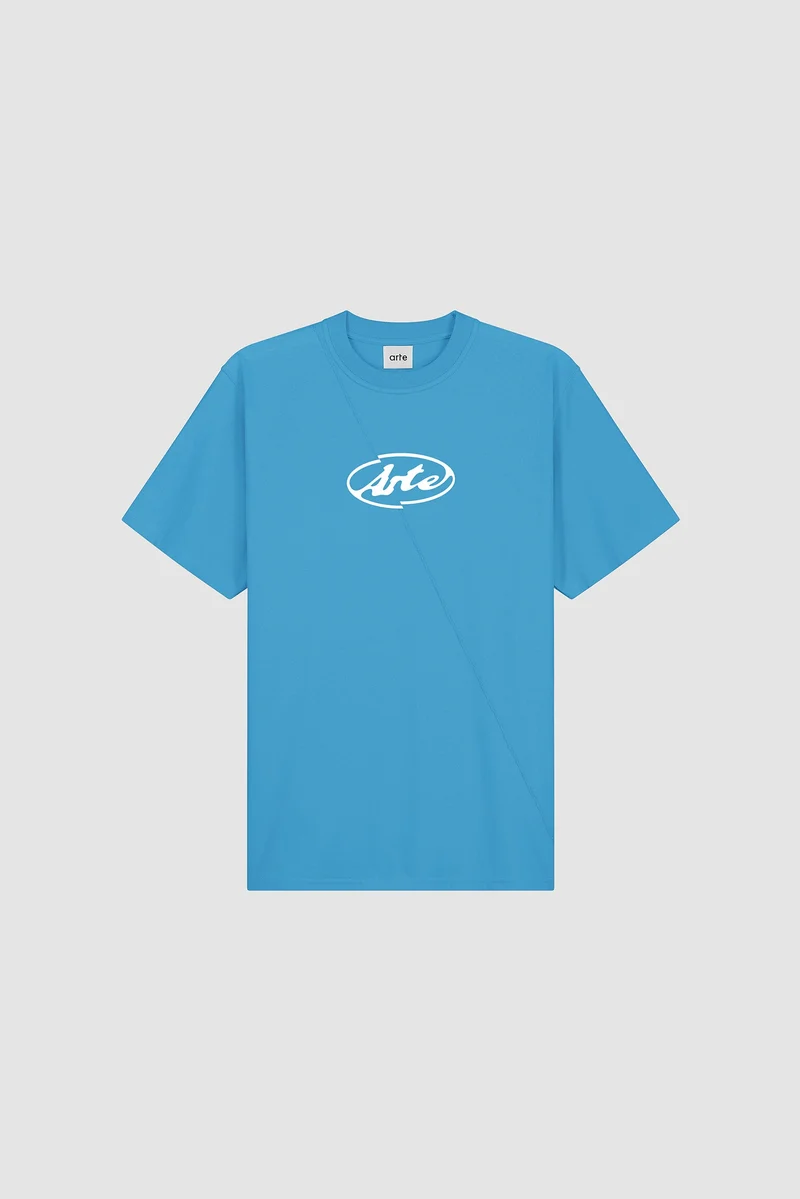 Arte Antwerp CIRCLE LOGO S/S TEE Bleu
