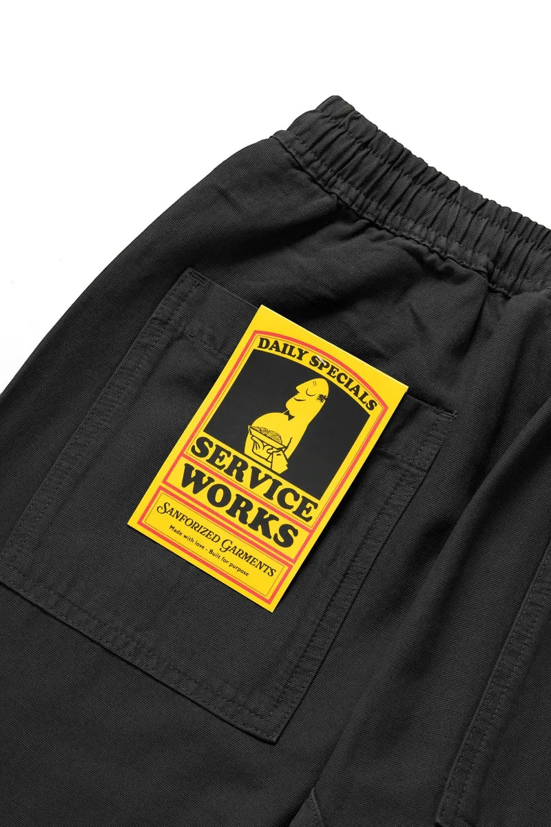 Service Works Classic Canvas Chef Pant Black