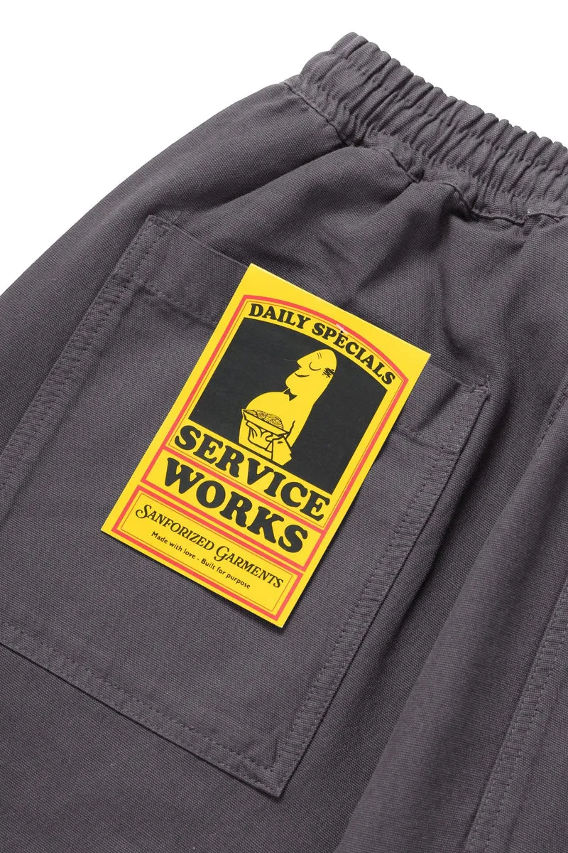 Service Works Classic Canvas Chef Pant Grey