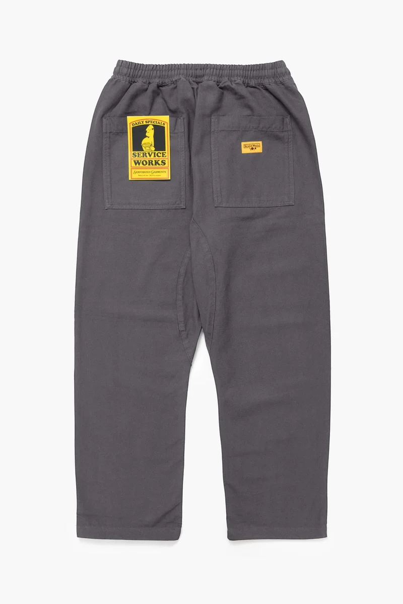 Service Works Classic Canvas Chef Pant Grey