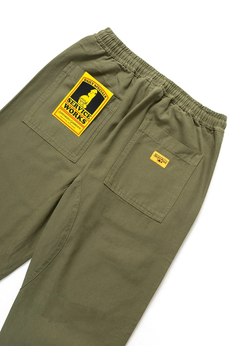 Service Works Classic Canvas Chef Pant Olive