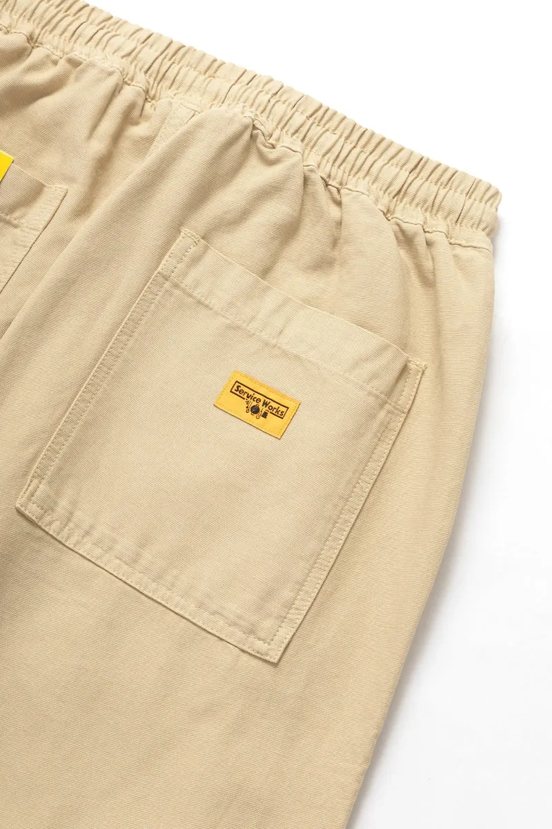 Service Works Classic Canvas Chef Pant Pale Khaki
