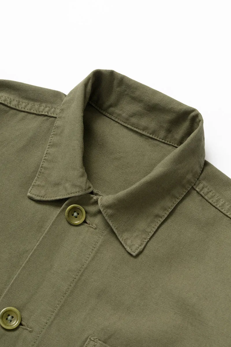 Service Works Canvas Chore Shirt Olive