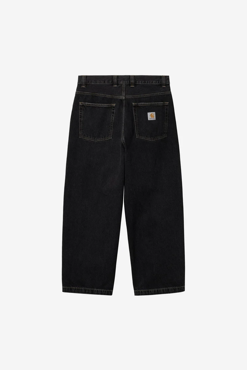 Carhartt Wip BRANDON PANT Black stone washed