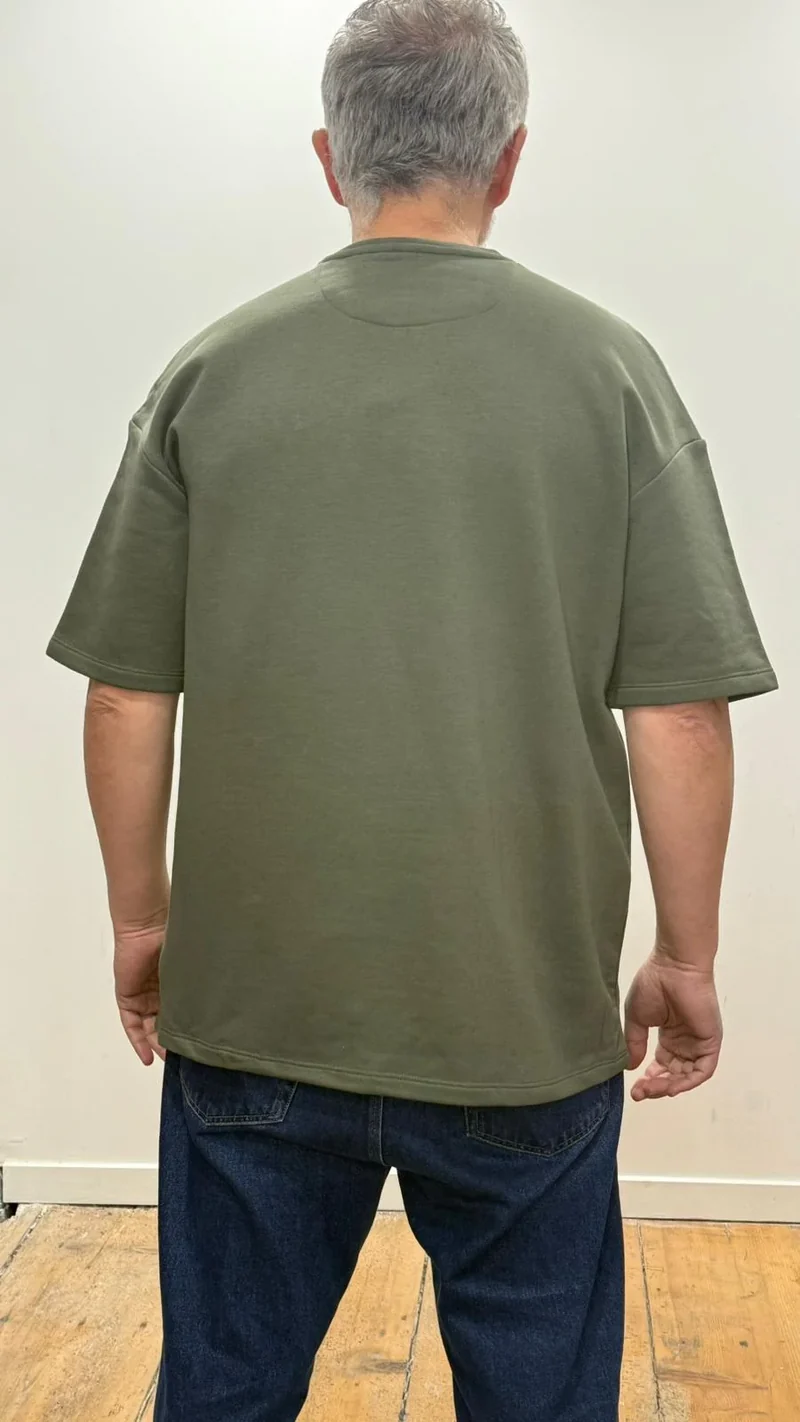 T Shirt Saint-Etienne Child Of Sainté SUPA HEAVY Khaki/Beige