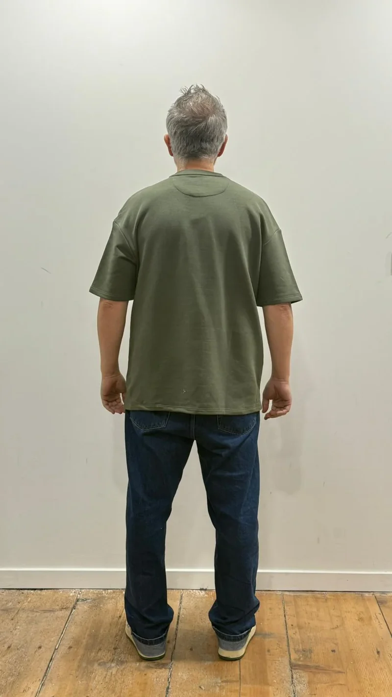 T Shirt Saint-Etienne Child Of Sainté SUPA HEAVY Khaki/Beige