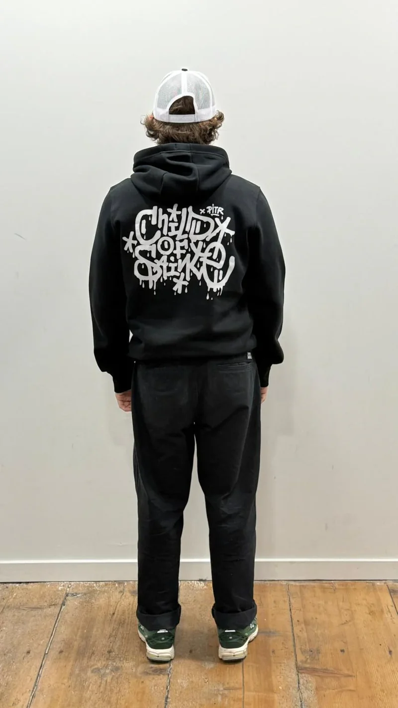 Hoodie Saint-Etienne Child Of Sainté X PITR Noir/Gris