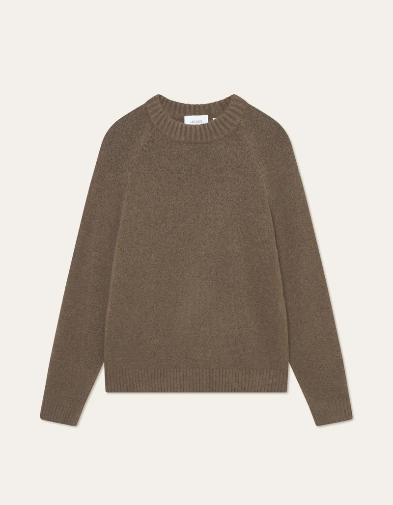 Les Deux Gilbert Crewneck Knit Brown