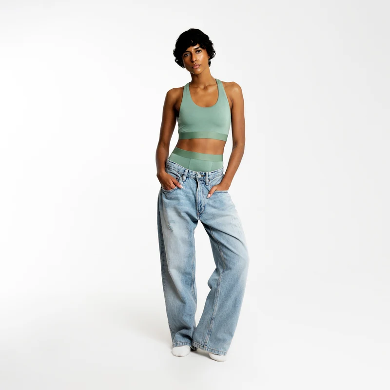 Baller High Waisted Wild Sage