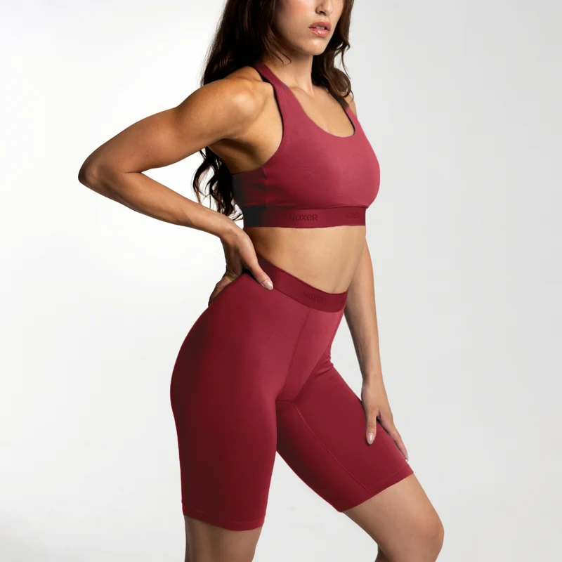 Biker High Waisted Cherry