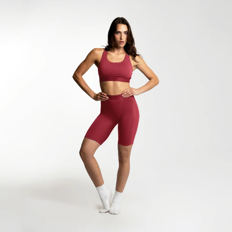 Biker High Waisted Cherry