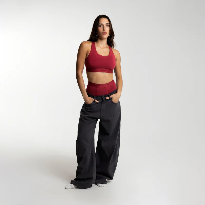 Biker High Waisted Cherry