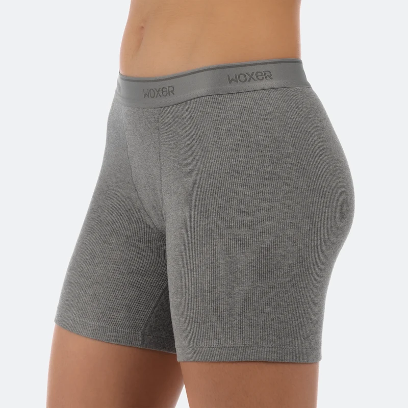 Baller Rib Heather Grey