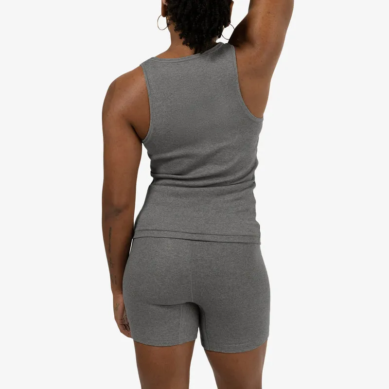 Baller Rib Heather Grey