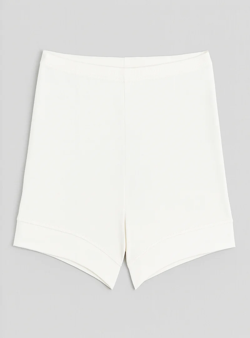 Culotte à jambes femme blanche