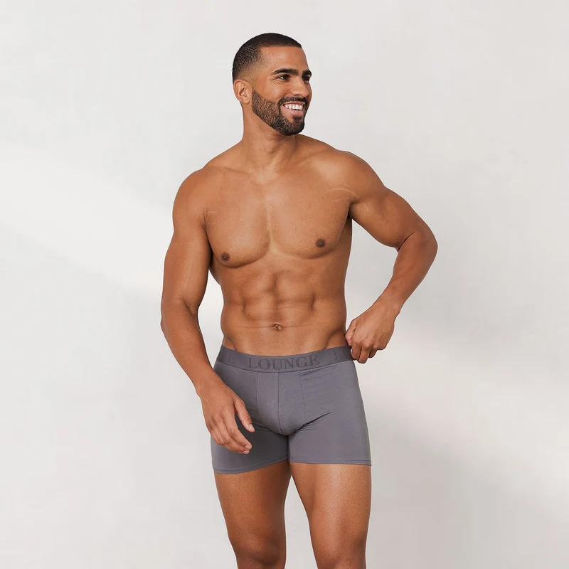 Boxers Luxe pour Homme (pack de 3) - Charbon