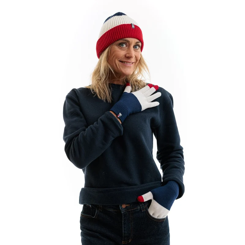 Gants bleu blanc rouge