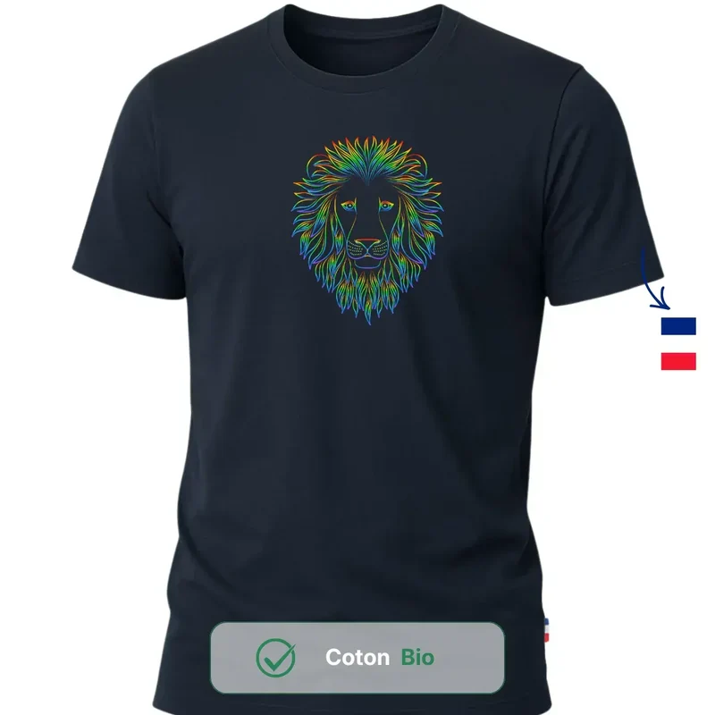 T-shirt Homme Bleu | Lion