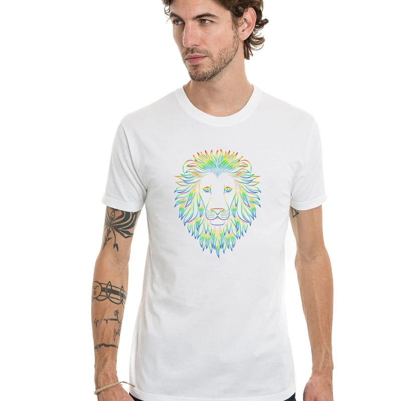 T-shirt Homme Bleu | Lion