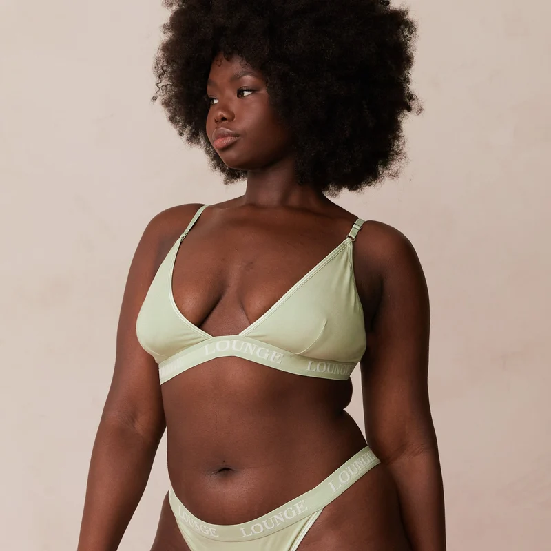 Bamboo Triangle Soutien-Gorge - Olive