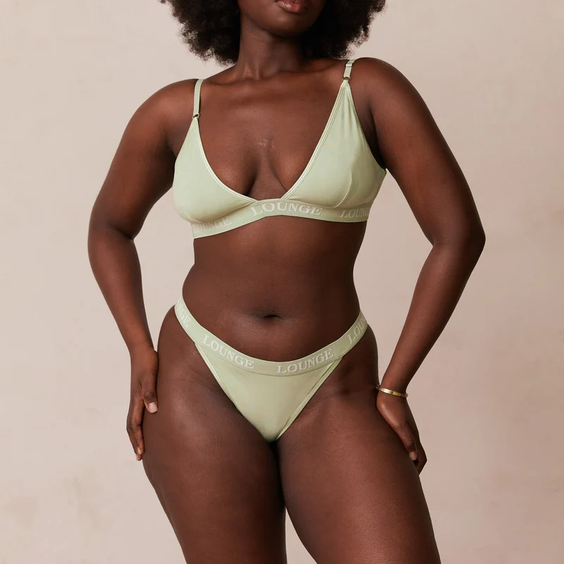 Bamboo Triangle Soutien-Gorge - Olive