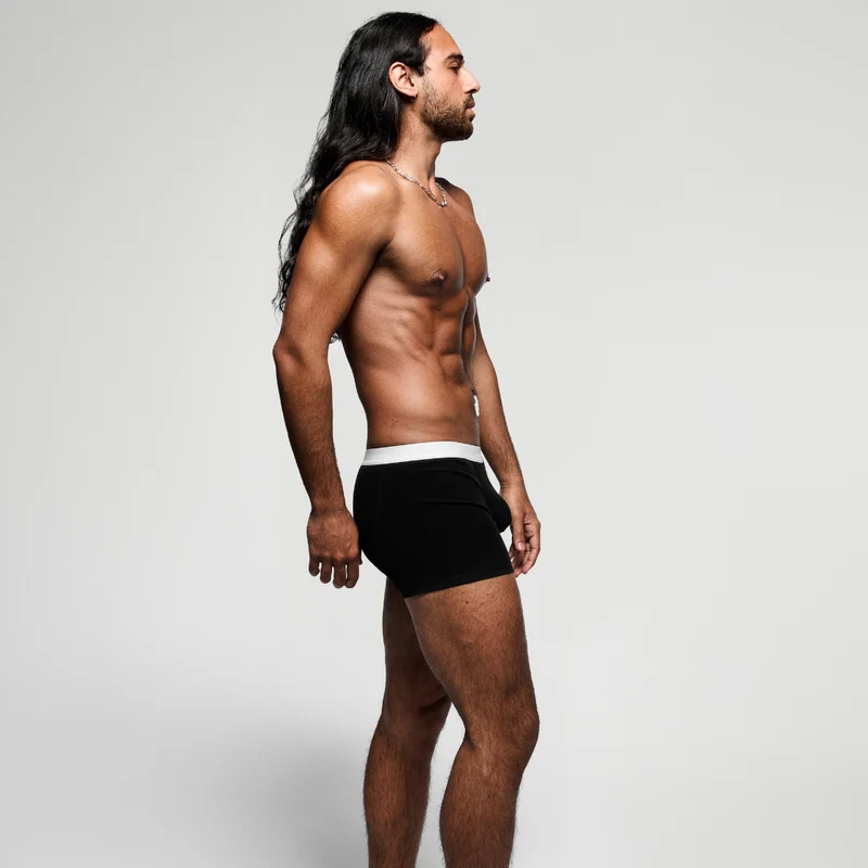 Boxer long INITIALE - Noir