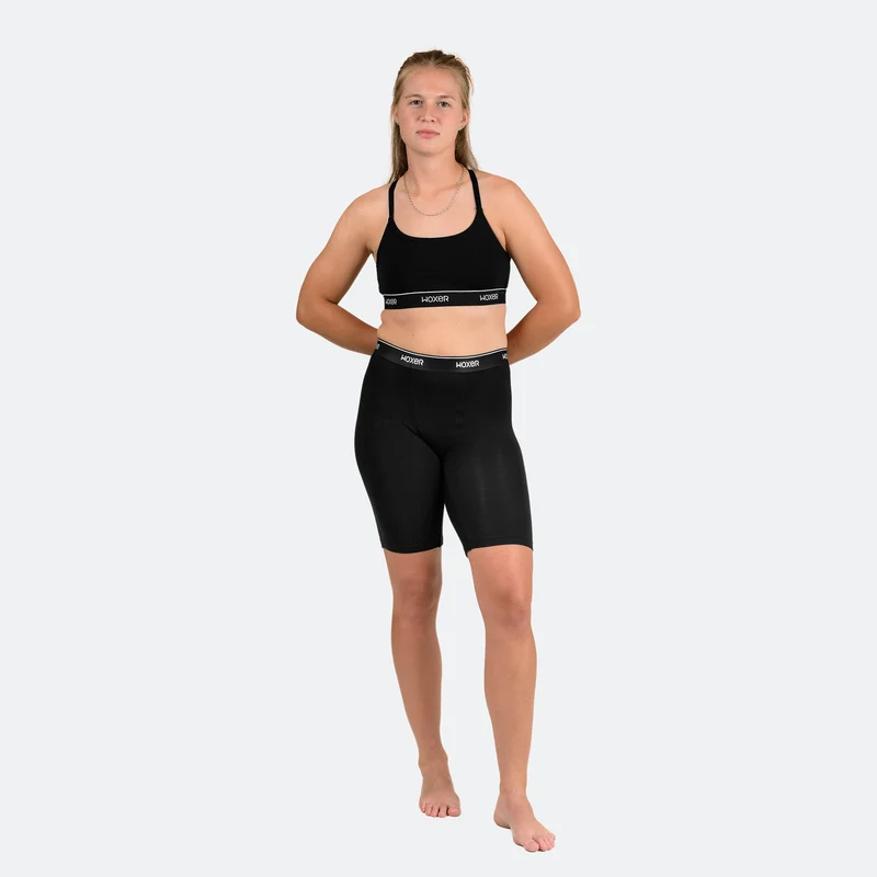 Biker High Waisted Black 2.0 7-Pack
