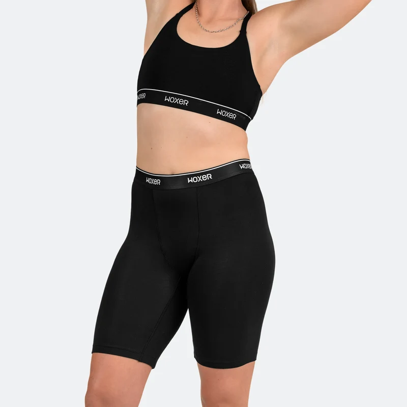 Biker High Waisted Black 2.0 7-Pack