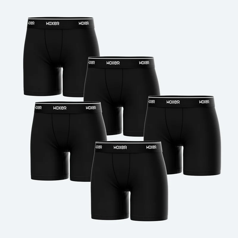 Baller High Waisted Black 2.0 5-Pack