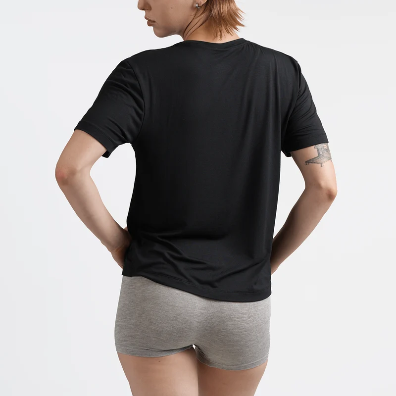Sleep Set Short Sleeve Black