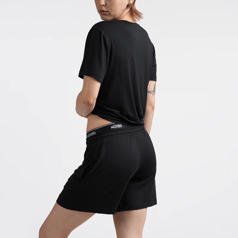 Sleep Set Short Sleeve Black