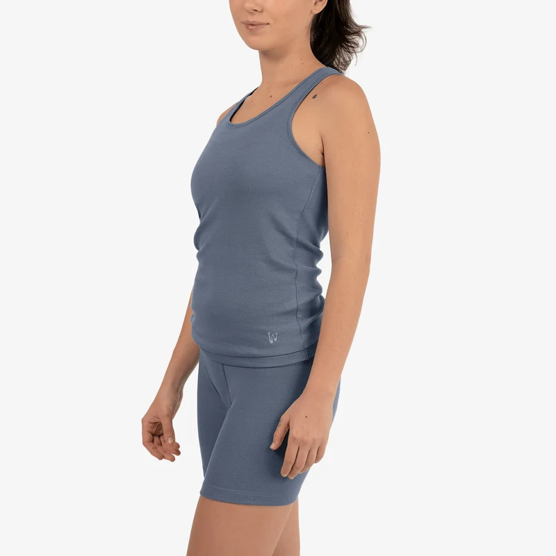 Rib Tank Steel Blue