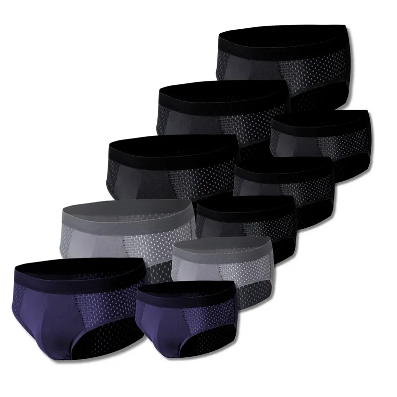 Slips Homme en Fibre de Bambou – Lot de 10 BambooWear
