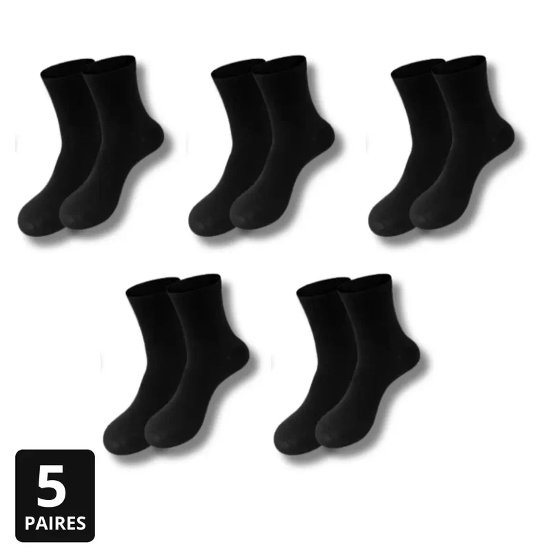 Chaussettes Homme Anti-Odeur et Confort – Lot de 5