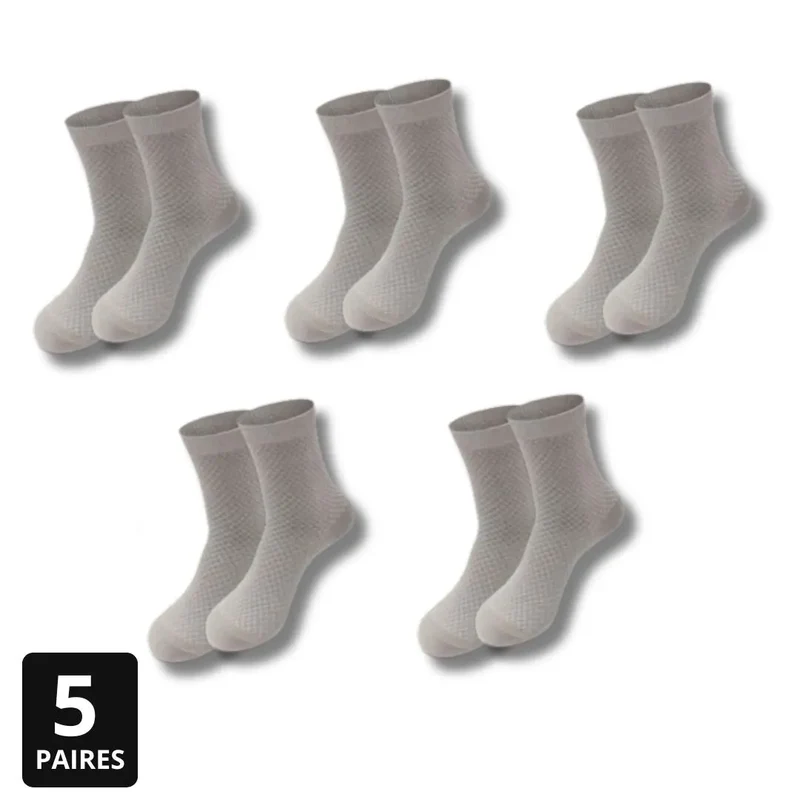 Chaussettes Homme Anti-Odeur et Confort – Lot de 5