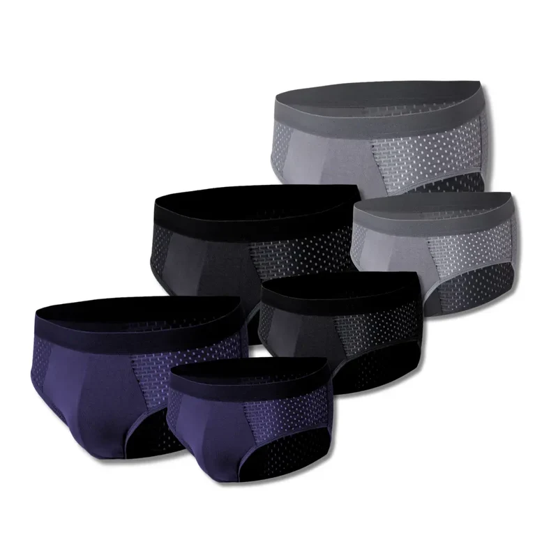 Slip Boxers Homme en Fibre de Bambou – Lot de 6