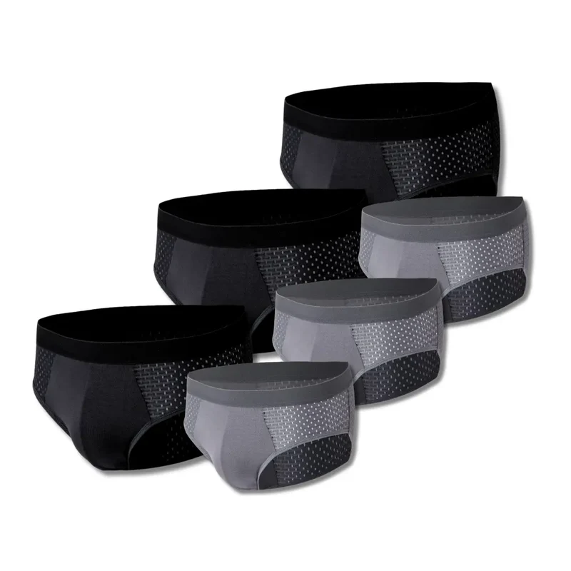 Slip Boxers Homme en Fibre de Bambou – Lot de 6