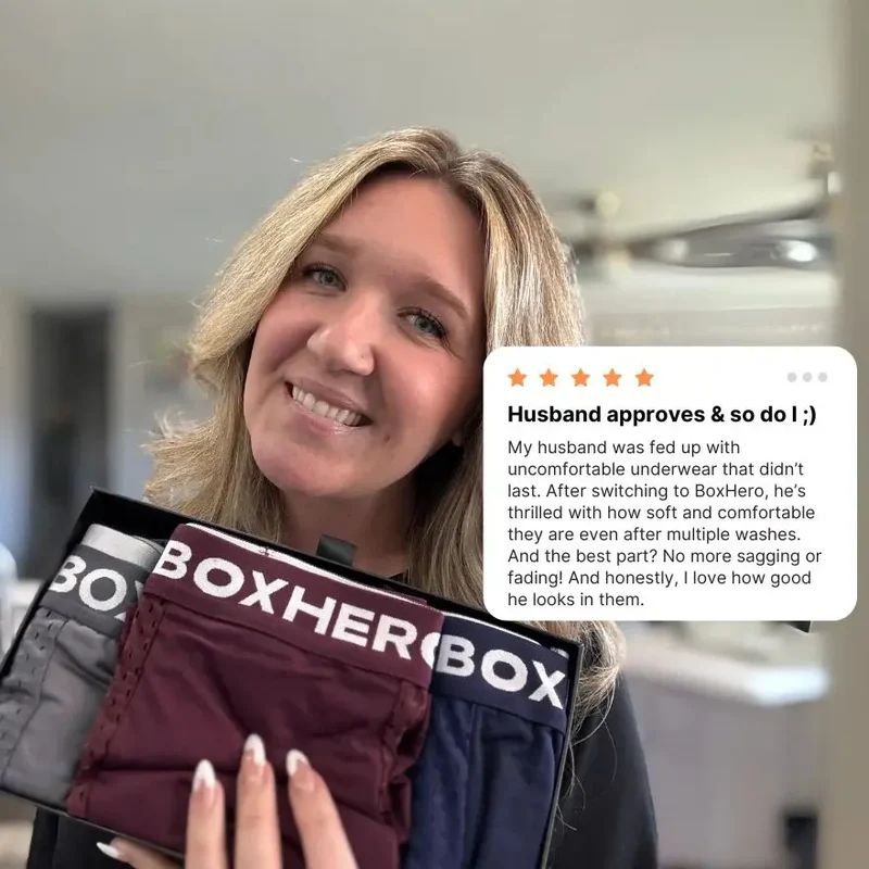 Mens Boxers | Boxhero 1.0 Nova – Le boxer réinventé : un confort durable qui suit vos mouvements.