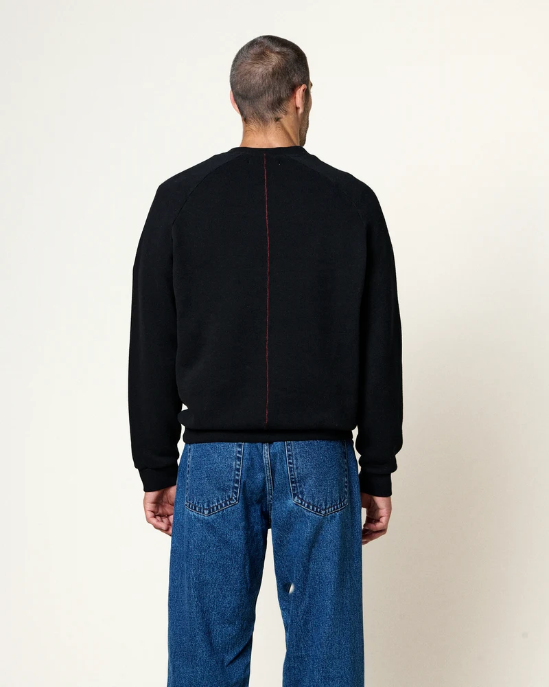 SWEATSHIRT TERRY BLACK