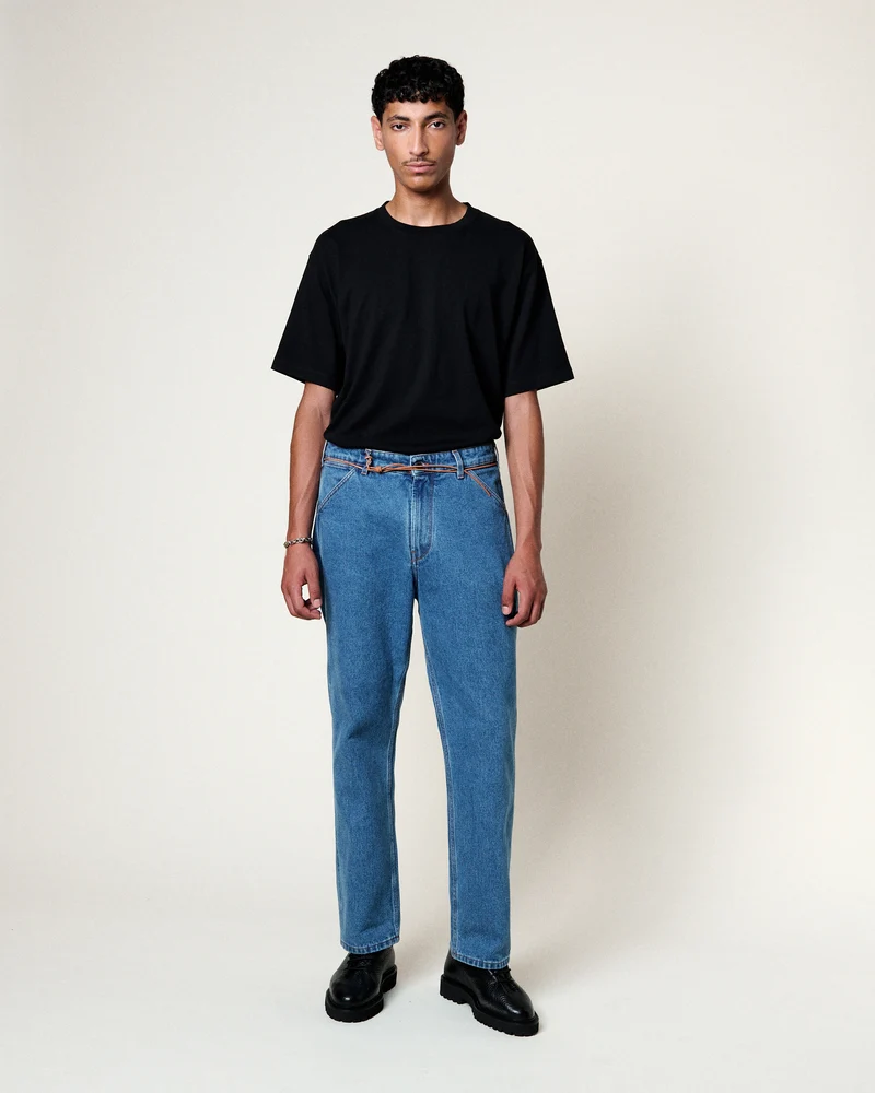 JEAN JABALI ALGO WIDE BLEACHED