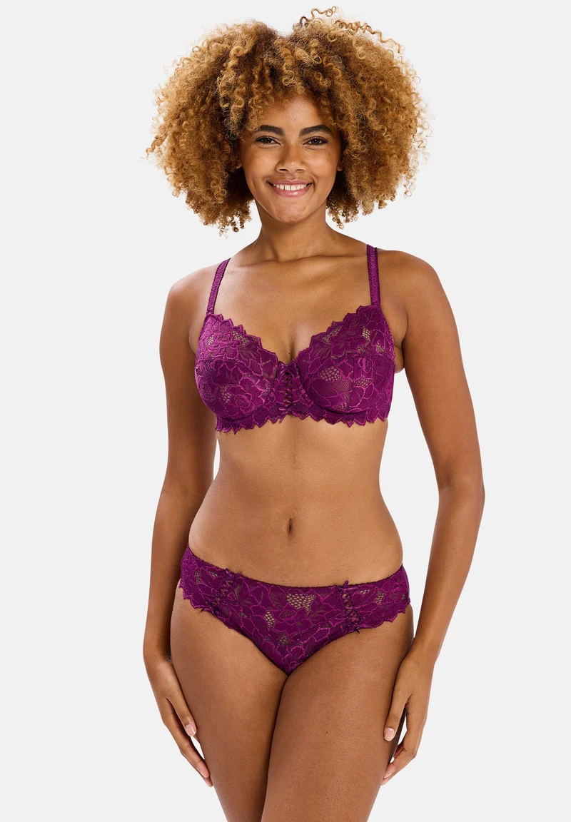 Lot de 3 slips Arum Rose Pêcher, Vert Aquifère et Magenta Pourpre
