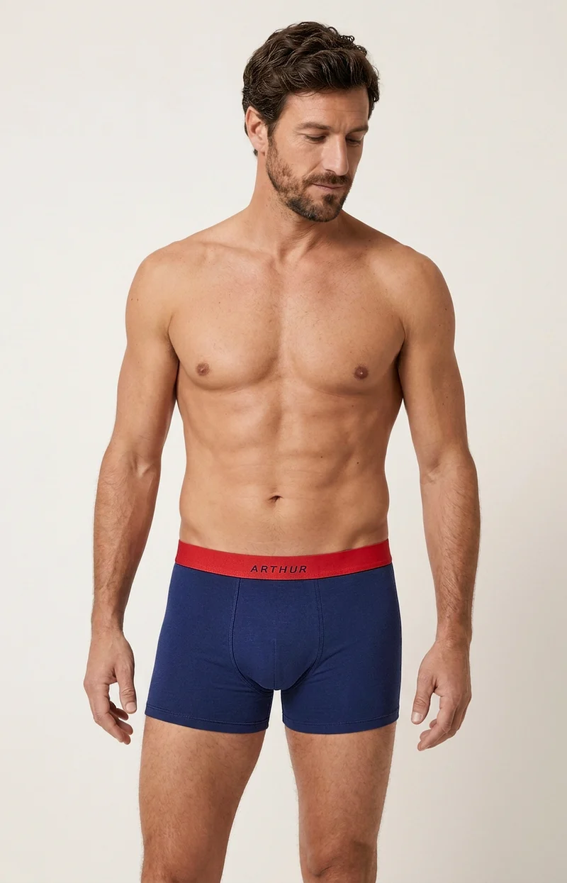 Pack 2 boxers en jersey de coton - Léon