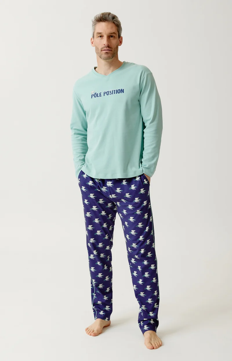 Pyjama en jersey de coton épais - Pôle position