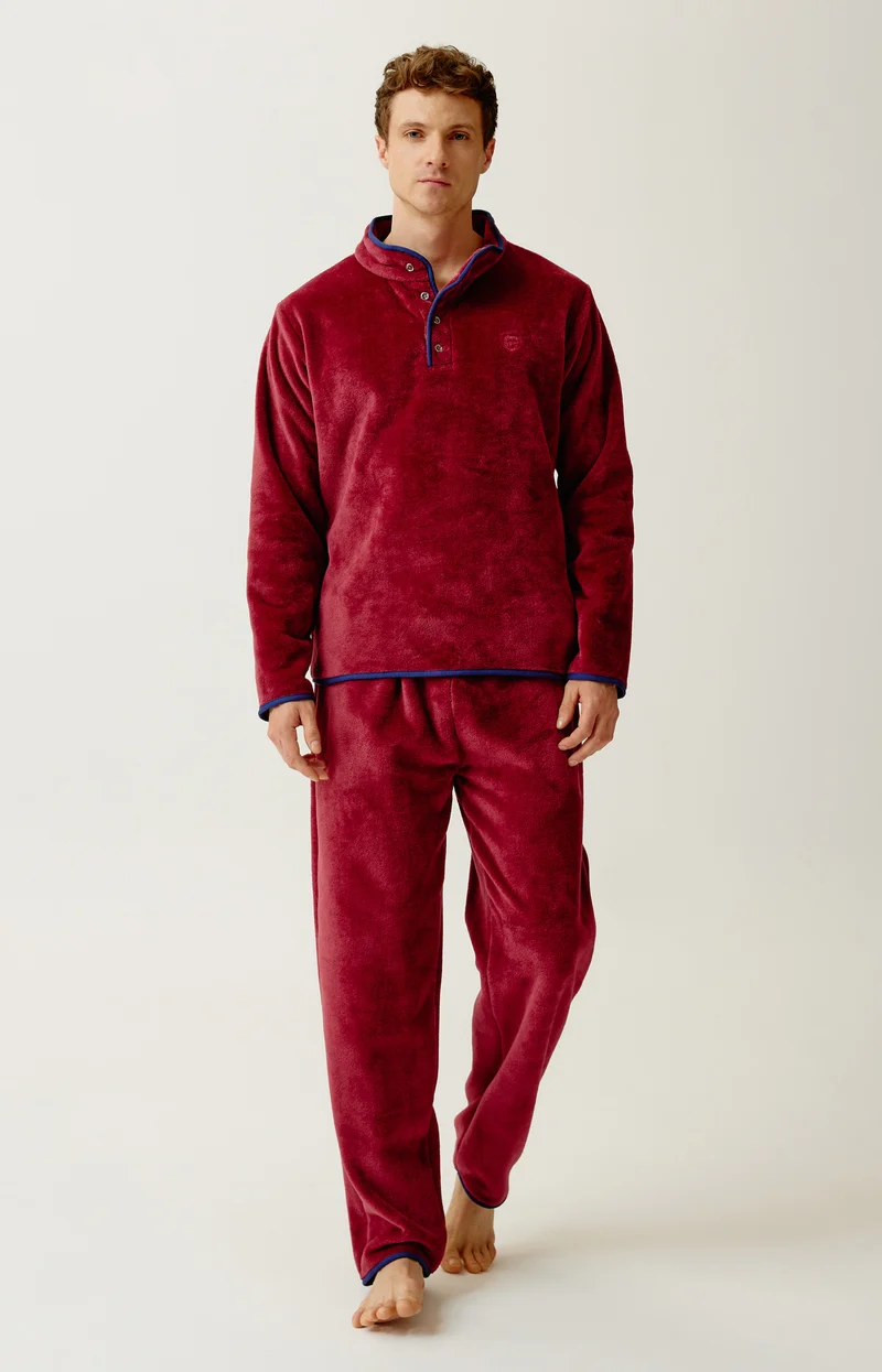 Pyjama en polaire - Burgundy